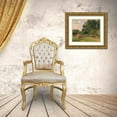 thumbnail image 3 of Pissarro, Camille 18x15 Gold Ornate Wood Framed with Double Matting Museum Art Print Titled - Haystacks, Morning, Eragny, 3 of 4