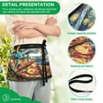 thumbnail image 4 of Yayeee Waist Apron with Pockets for Cooking Waterproof Half Server Aprons, Starry Pizza, 4 of 7