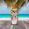 thumbnail image 3 of Carolines Treasures LH9240MUK Bearded Collie Candy Cane Holiday Christmas Ultra Hugger for slim cans Slim Can multicolor, 3 of 6