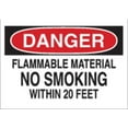 thumbnail image 1 of BRADY 73412 Danger No Smoking Sign,10 x 14In,ENG G9456526, 1 of 1