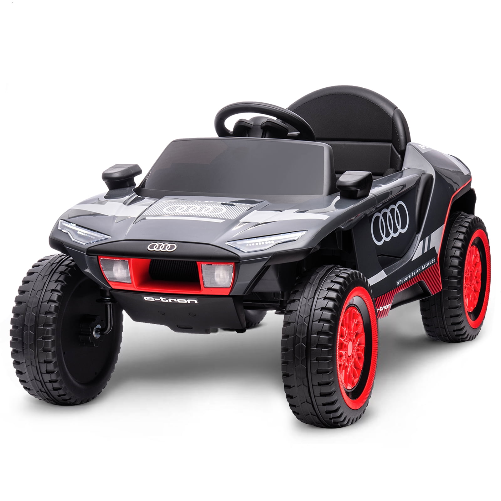 Blitzshark 12V Kids Ride on Car Licensed Audi RS Q Etron, with 7AH Big