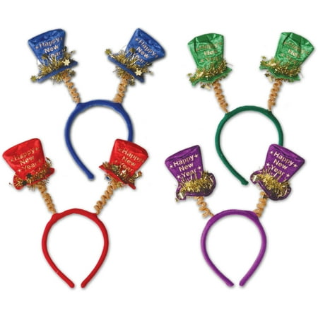 Ddi Happy New Year Top Hat Boppers (pack Of 60)