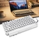 thumbnail image 5 of Teclado Mecánico Retro Teclado Inalámbrico Estilo Máquina de Escribir Lindas Teclas Punk Redondas con USB Teclado para Juegos con Retroiluminación para ANGGREK Otros, 5 of 8