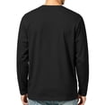 thumbnail image 5 of Bxsruta Men's Long Sleeve T Shirt Crew Neck Pocket Tee Casual Everyday Work Tops, 5 of 7