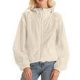 thumbnail image 3 of jiaxiM Oversized Hoodies for Women Upf 50+ Uv Hoodie Long Sleeve Quick Dry Shirts for Women Women's Upf 50+ Lightweight Athletic Jacket Workout Hiking Athletic Shirts Rash Guard, 3 of 5