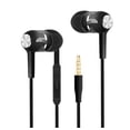 thumbnail image 2 of Miulika Mic Headphone Earbuds Wired Headset Control Black Voice Control, 2 of 3