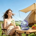 thumbnail image 4 of EGNMCR Fan, Ceiling Fan, Desk Fan, Portable Fan Multifunctional Night Light Folding Fan Desktop Air Circulator For Home Dorm Or Office Desktop Or Wall Mounted Portable Portable Misting Fan, 4 of 6