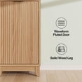 thumbnail image 4 of Conate Kitchen Tilt Out Trash Can Cabinet, Farmhouse 13 Gallon Hidden Garbage Bin Storage Cabinet with Odour Control, Natural, 4 of 8