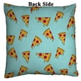 thumbnail image 2 of PKQWTM Cartoon Pizza Slice Reversible Mermaid Cushion Cover Home Decor Sequin Pillow Case Size 20x20 inches, 2 of 2