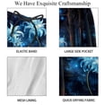 thumbnail image 4 of luoweisi Men's Beach Shorts Quick Dry Swim Trunks with Mesh Lining Plants under the Stars XL, 4 of 5