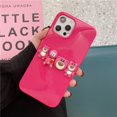 thumbnail image 1 of Funda de teléfono para niñas, bonita funda de teléfono con dibujos animados de oso de fresa para Iphone 14 Pro 13 Pro 12 zhangyuxiang LED, 1 of 2
