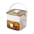 thumbnail image 1 of MKHSQHDG Today's Deals Portable Ice Maker for Freezer with Ice Compact Countertop Design & Storage Drawer | for Home Household & Outdoor Use, 1 of 9