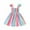 Pink, variant on PINQI Swing Dress for Toddler Girls Baby Girls Tutu Dress Sleeveless Layered Summer Rainbow Mesh Girl Dress Suspender Princess Bow Dress