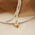 thumbnail image 6 of Guodhu Pearl Heart Necklace Chunky Beads Choker Necklaces Jewelry for Women, 6 of 9
