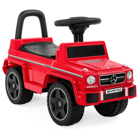 Best Choice Products Kids Toddler Luxury Mercedes G63 Convertible Cruiser Foot-to-Floor Ride-On Push Car Toy Buggy for Indoor/Outdoor Play w/ Steering Wheel, Push Handle, Honking Horn - (Best Used Luxury Cars Under 5000)