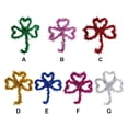 thumbnail image 4 of Wosthever Guirnalda de oropel de 8 Uds., de trébol, decoraciones de lámina metálica, colgante de techo para Navidad, bodas, en exteriores e Kits de decoración para fiestas Dorado 2m Wosthever HA012699-04, 4 of 6