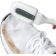 thumbnail image 1 of Cepillo de limpieza profesional para zapatos, cepillo limpiador de zapatos multifuncional con mango largo, cepillo para limpiar zapatos con cerdas suaves que se puede colgar (blanco), 1 of 4