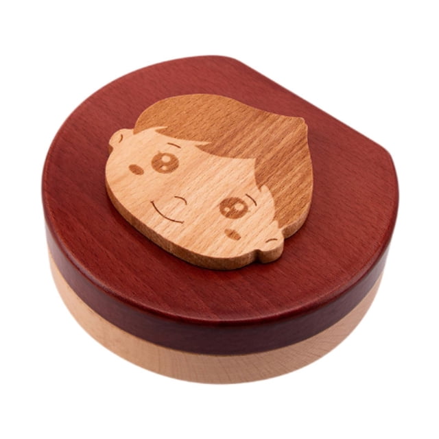 Lipstore Baby Tooth Box Keepsake Deciduous Teeth Box for Birthday Gift Boy Girls Kids boys