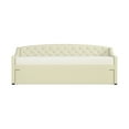 Zoey Tufted Upholstered Twin Daybed With Trundle by Hillsdale Living