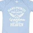 thumbnail image 4 of Inktastic Handpicked for Earth by My Grandma in Heaven Angel Wings Boys or Girls Baby Bodysuit, 4 of 5