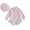 Pink, variant on Baby Girl Swimsuit Baby Girls Long Sleeve Swimsuit Romper With Hat Bathing Suit Beach Rash Guard Girls Bathing Suits Size 0-3 Months