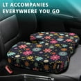 thumbnail image 4 of Premium Daisy Pattern Memory Foam Seat Cushion Ergonomic Chair Pad for Office Chair, Car, Airplane & Bleachers Sciatica, Tailbone Hip & Back Pain Relief - Chair Cushion for Long Office Workers., 4 of 5