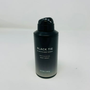 Bath and Body Works Black Tie Deodorant Body Spray for Men 3.7OZ