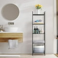 thumbnail image 2 of 5-Tier Bathroom Storage Shelf Heavy Duty Towel Rack for Kitchen Bathroom Decor, 2 of 8