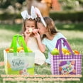 thumbnail image 4 of Easter Gift Bags with Handle Easter Party Supplies Reusable Tote Bags Easter Decoration for Holiday Spring 18 Pcs 8.27 × 5.9 × 7.87 in, 4 of 7