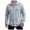 03 Gray, variant on YueHuiYing Men's Solid Color Long Sleeve Button Down Shirt With Chest Pockets Casual Collared Cardigan Style Top For Daily Wear And Outdoor Activities