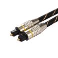 thumbnail image 2 of 1/2/3 metros OD6.0 Toslink macho a macho Cable de audio de fibra óptica Cable trenzado Toslink reemplazo para Xbox 360 PS3 PS4 Laptop Inevent DZ4790-02B, 2 of 7