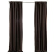 thumbnail image 5 of 3S BROTHERS Solid Linen Look Curtains Drapes Home Decorative Set of 2 Panels Linen Window Curtains Hanging Back Tap & Rod Pocket Nursery Room Bedroom Office - Brown 52"x95" Each, 5 of 7