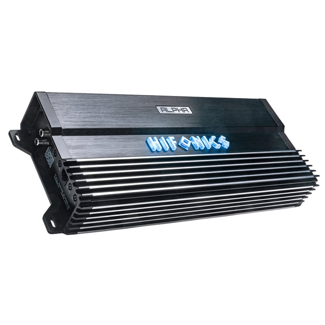 Hifonics A2000.1D Alpha 2000W Monoblock Car Amplifier 1 Ohm Stable with Remote