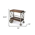 thumbnail image 5 of Vintage Style Rolling Server Bar Cart, 5 of 7