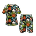 thumbnail image 1 of Balery Balls Conjunto de Pijama Infantil de Manga Corta con Estampado – Ropa de Dormir de Algodón Suave-Small, 1 of 6
