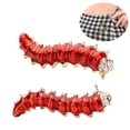 thumbnail image 3 of 2PCS Womens Brooch Creative Rhinestone Caterpillar Corsage Brooch Clothes Brooch, 3 of 9