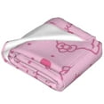 thumbnail image 4 of Hello Kitty Fleece Blanket Super Soft Cozy Throw Blanket 50"X40", Lightweight Fuzzy Comfy Flannel Blanket Warm Plush Throw Blankets For Couch, Sofa, Bed, 4 of 7