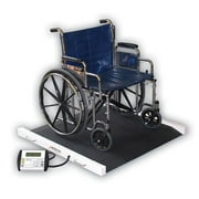 Detecto BRW1000 Portable Bariatric Wheelchair Scale 1100 Lb X .5 Lb-450 Kg X .2 Kg