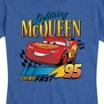 thumbnail image 3 of Disney's Cars - Lightning McQueen Think Fast - Women's Short Sleeve Graphic T-Shirt, 3 of 5