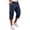 BB28_Dark Blue, variant on Cargo Capri Pants for Men Athletic Walking Capris with Multi Pockets Comfort Capri Summer Dark Blue M