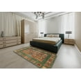 thumbnail image 4 of Ahgly Company Indoor Square Abstract Copper Green Abstract Area Rugs, 5' Square, 4 of 6