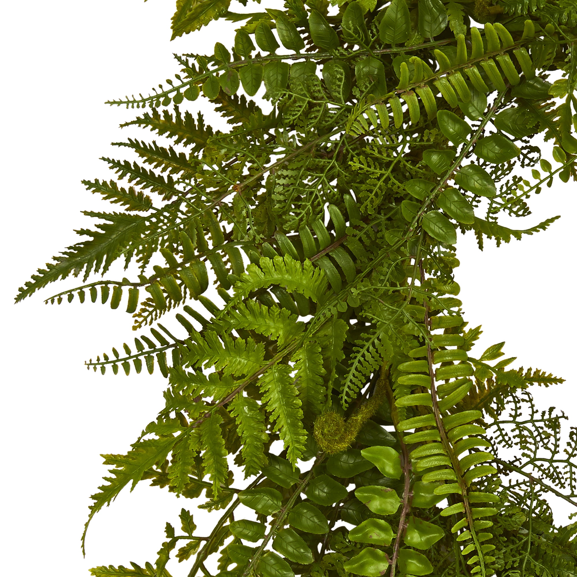 Nearly Natural Plastic Wreath, 24" (Green)