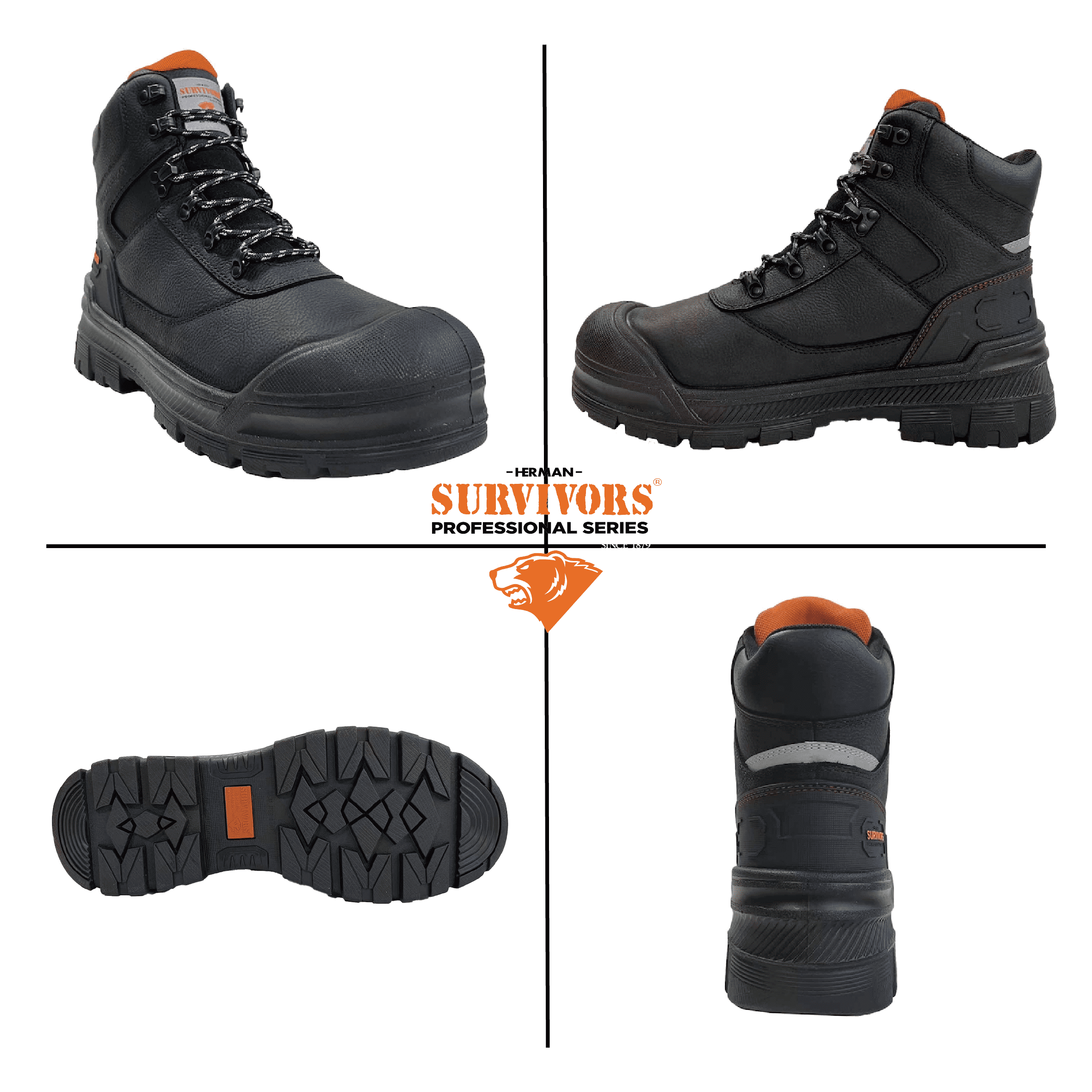Herman Survivors Men's Groundbreaker Steel Toe Work Boots