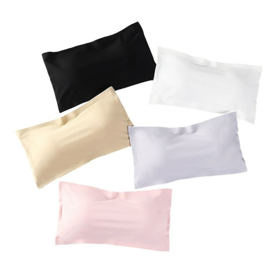 Girls Bra Fit for 10-15 Years Teen Girls Elastic Shoulder Straps Cotton Breathable Training Bras Running Bra Solid