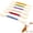 Multicolor#351, variant on Rwvbm 6-Piece Wool Felt Cat Teething Sticks, Large Cotton Swab Shape Catnip Toy for Teeth Cleaning and Stress Relief, Soft Kitten Chew Toy
