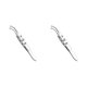 thumbnail image 1 of Vogacara Pinzas de precisión para párpados de acero inoxidable, pinzas de limpieza para eliminación de obstrucciones oculares, herramientas Type2 NO2, 1 of 6