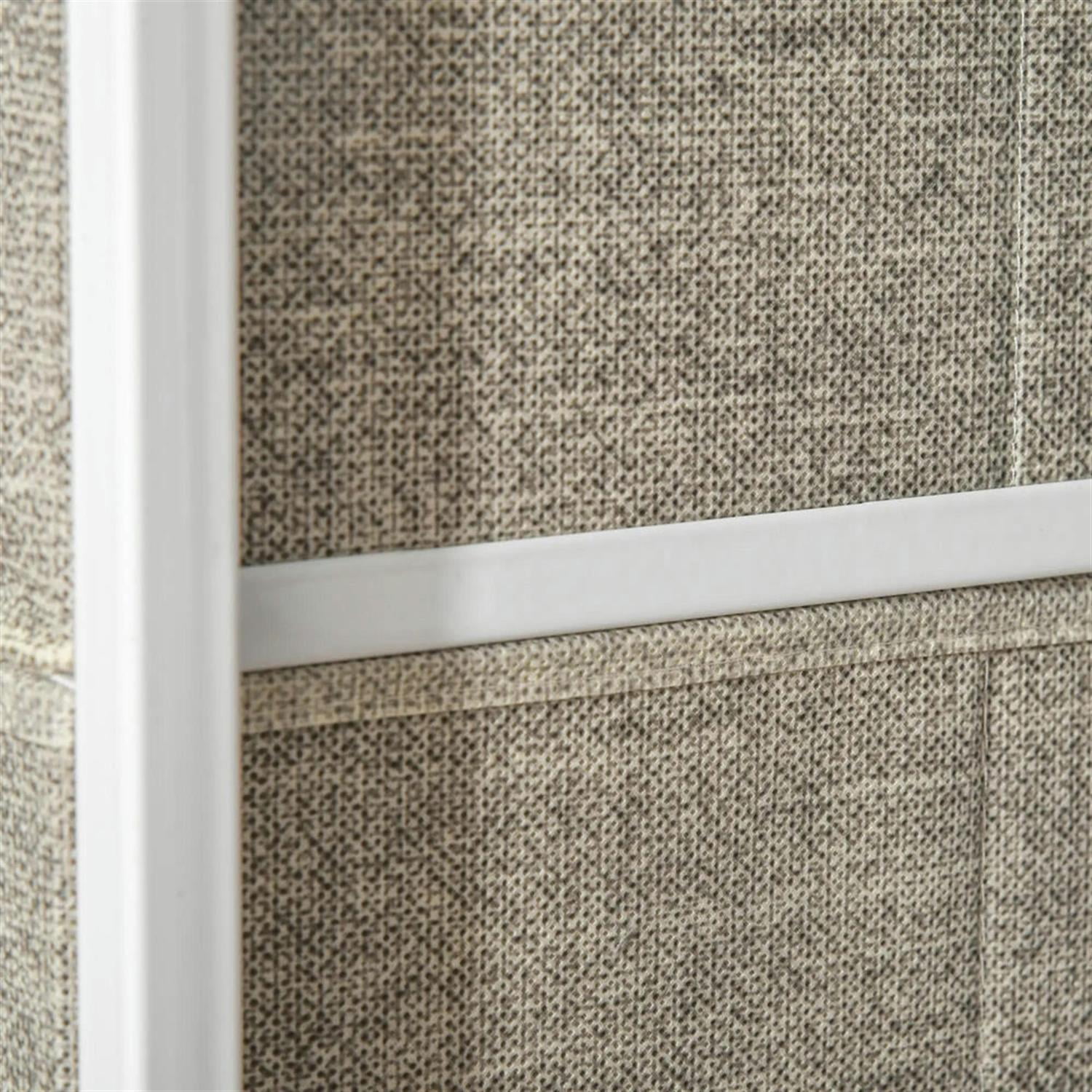 Demi Bonn 7-Drawer Dresser, Fabric Storage Tower for Bedroom, Hallway, Entryway, Closet, Steel Frame, Wood Top, Easy Pull Handle, Gray