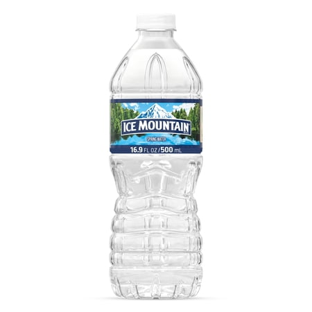 Ice Mountain Spring Water, 16.9 Fl Oz, Single Plastic Bottle