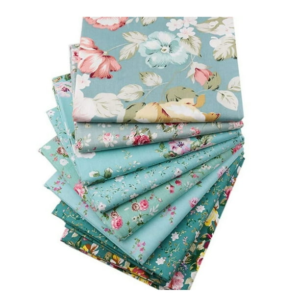 Billuyoard Colección de cuadrados de tela para acolchado, algodón transpirable y resistente al color, paquete de tela de algodón suave y Artesanía tipo+2 50*50 cm