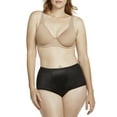 thumbnail image 2 of Cupid Women's 2-Pack Light Control Shapewear Panty Briefs with Tummy Panel, Sizes M-2XL, 2 of 8